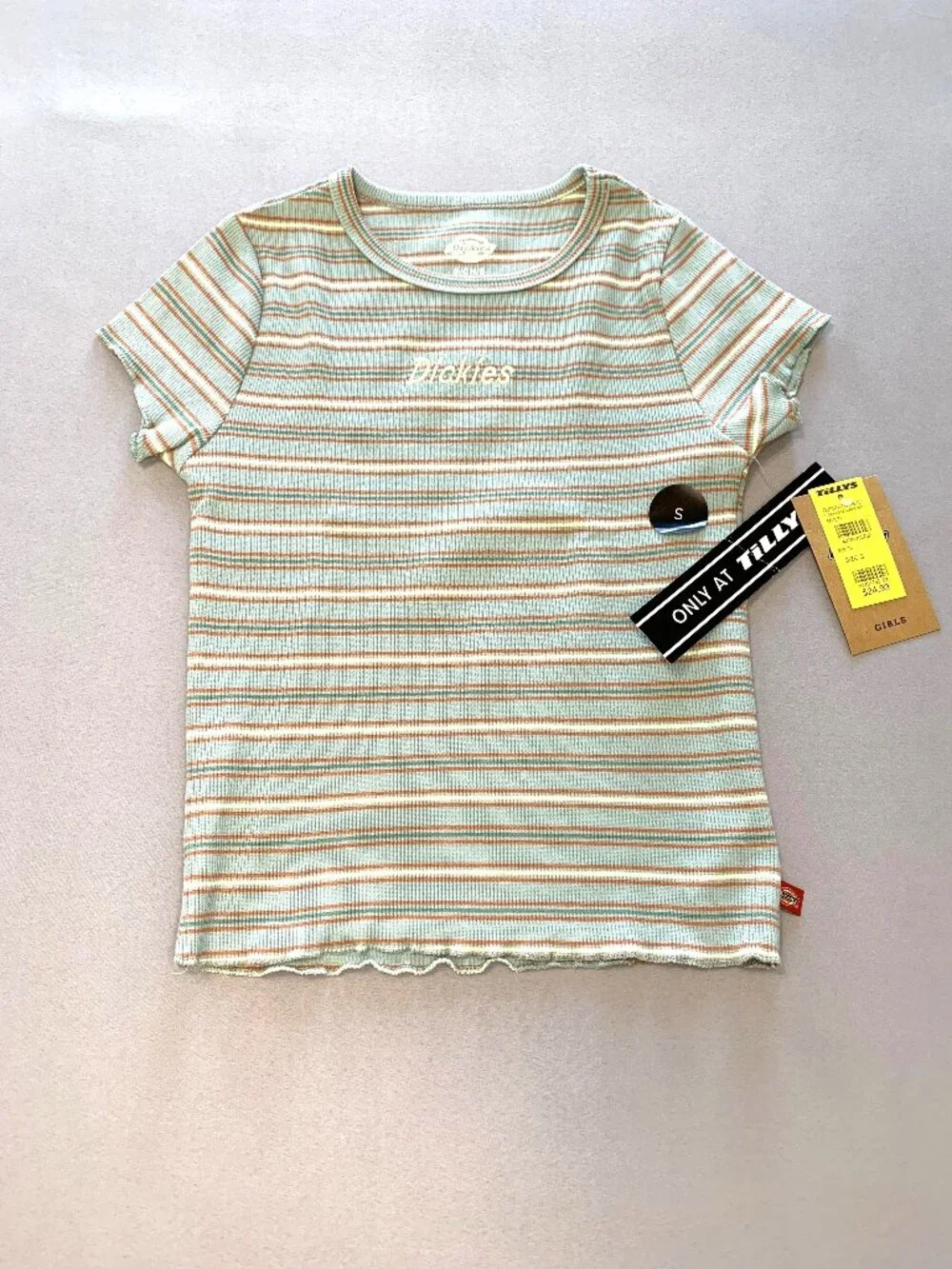 Brand New Dickies Girls Top Size S and Pre-Loved Girls Levi's Jean Shorts Sz 14